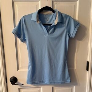 Women’s HKM Light Blue Polo Shirt